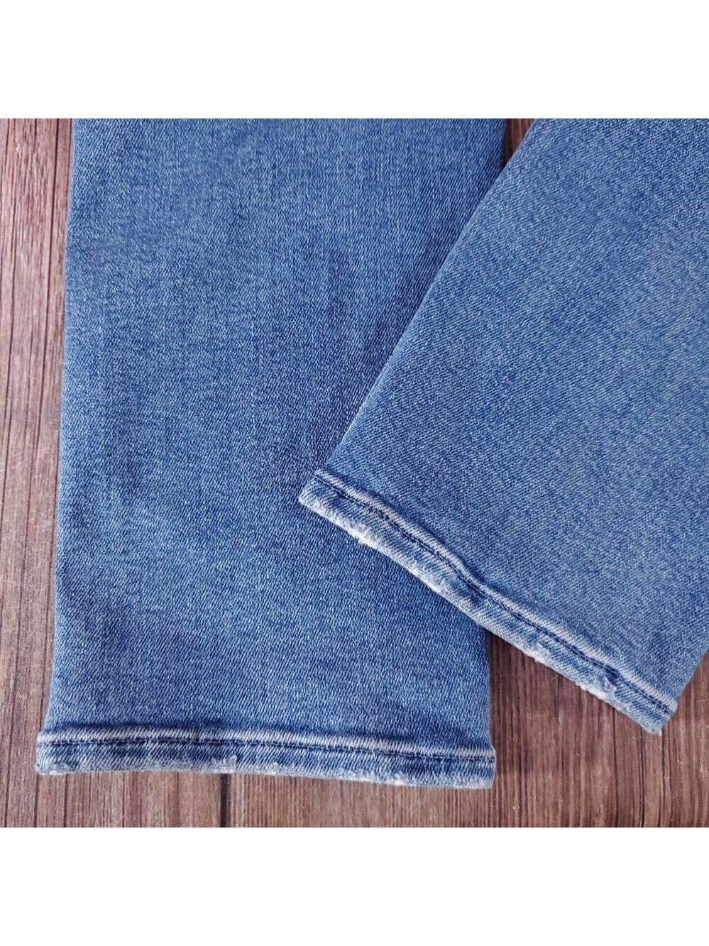 Mother Womens Size 27 The Tomcat Play Like A Pirate Straight Leg Jean Distressed - Picture 11 of 16